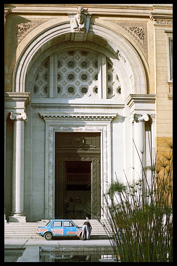 Pharaonic Chariot Repair, Egyptian Museum, Cairo